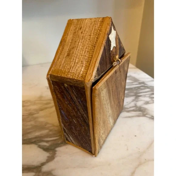 Primitive Nativity Set  Corn Husk Twig  Folk Art Figures Holy Family Christmas - Picture 10 of 11